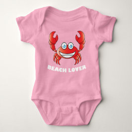 Beach Lover - Baby Jersey Bodysuit Strampler