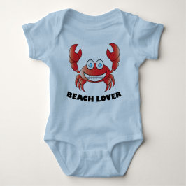 Beach Lover - Baby Jersey Bodysuit Strampler