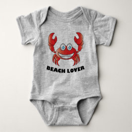 Beach Lover - Baby Jersey Bodysuit Strampler
