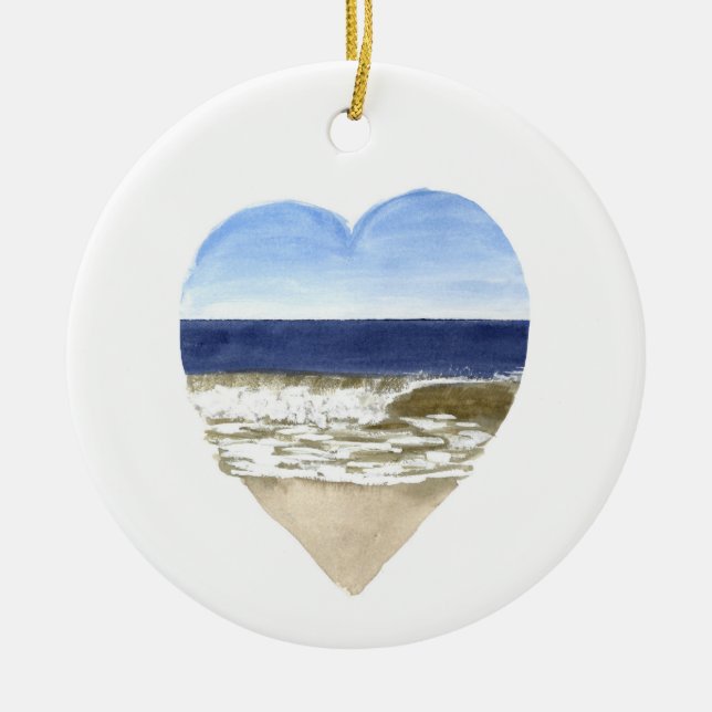 Beach Lovers Ornament (Vorne)