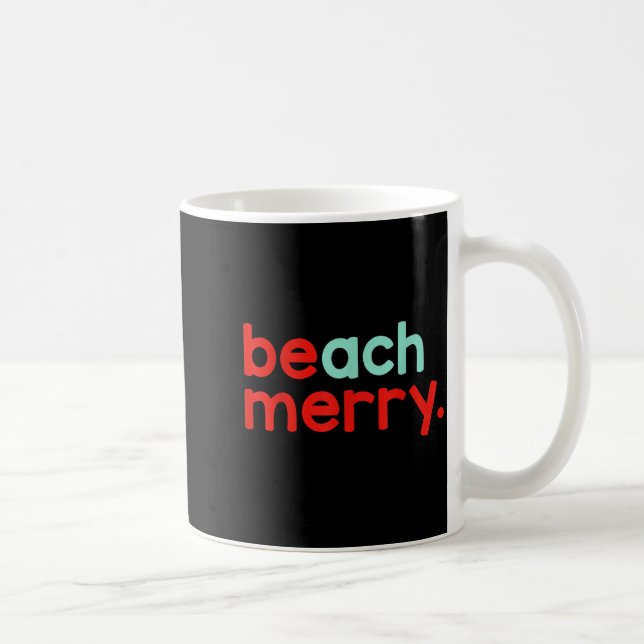 Beach Merry Christmas  Kaffeetasse (Rechts)