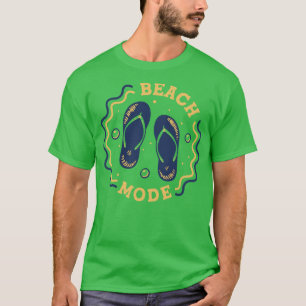 Beach Mode Fun Summer Dreh Flop Abzeichen 2 T-Shirt