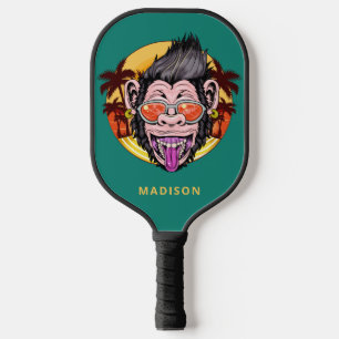 Beach Monkey individuelle Name Pickleball Schläger