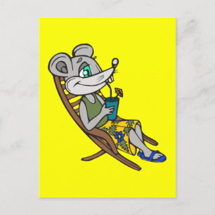 Beach Mouse Postkarte