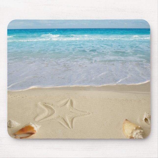 Beach Muschel Mouse Pad Mousepad (Vorne)