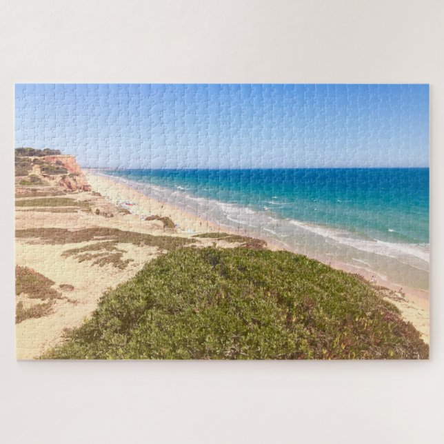 Beach Ocean Blue Sky Landscape Tropical Jigsaw (Horizontal)