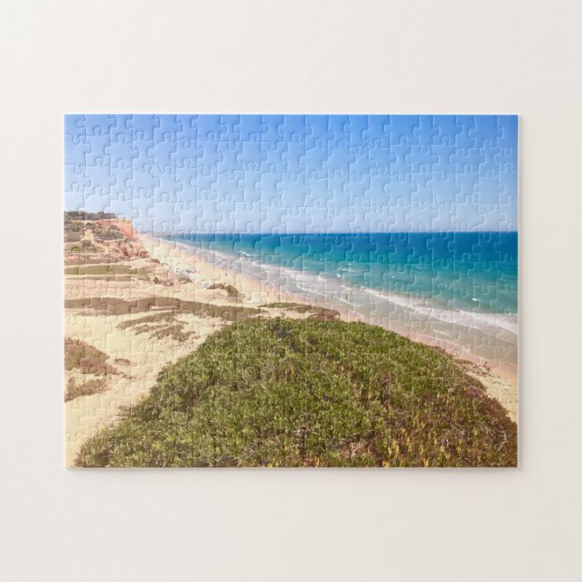 Beach Ocean Blue Sky Landscape Tropical Jigsaw (Horizontal)