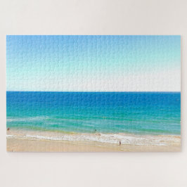 Beach Ocean Blue Sky Landscape Tropical Jigsaw