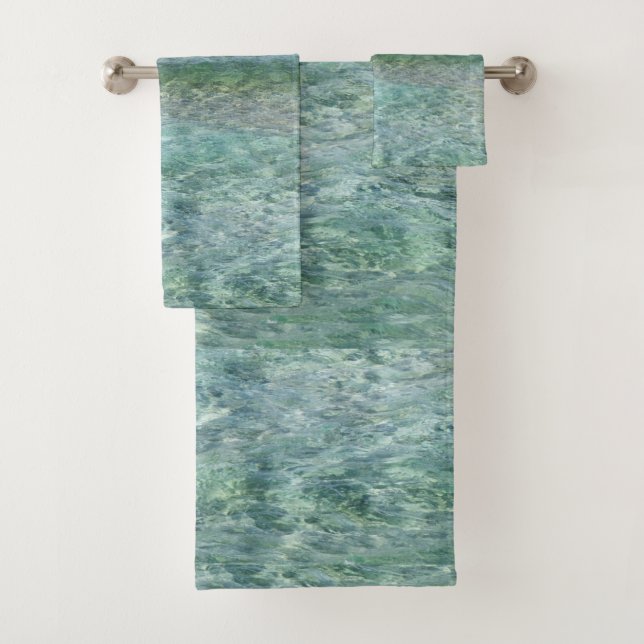 Beach Ocean Calm Waves Handtuchhandtuch Set (Insitu)