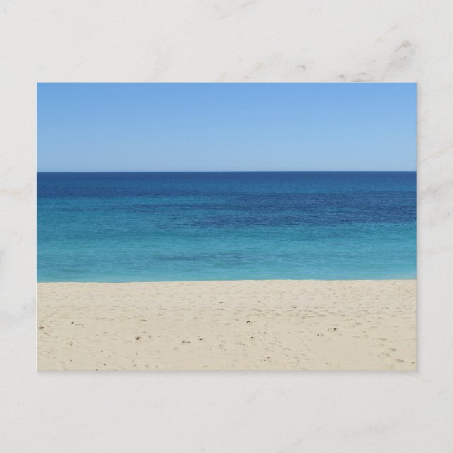 Beach Ocean Layers Postkarte (Vorderseite)