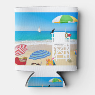 Beach Ocean Sea Lifeguard Guardian Parasols Dosenkühler