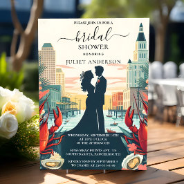 Beach Ocean Summer New Orleans Brautparty Einladung