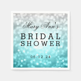 Beach Ombre Glitzer Lights Brautparty Bevorzugung Serviette