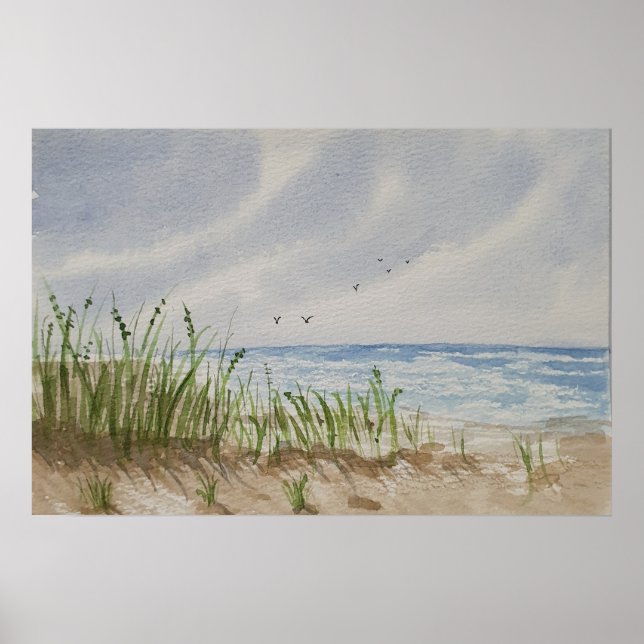Beach painting  poster (Vorne)