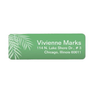 Beach Palm Tree Silhouette   Jade