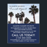 Beach Palm Trees, Agent-Werbung Flyer<br><div class="desc">Strand Palmen Bäume,  Reisen Agent Werbung Flyer durch das Business Card Store.</div>