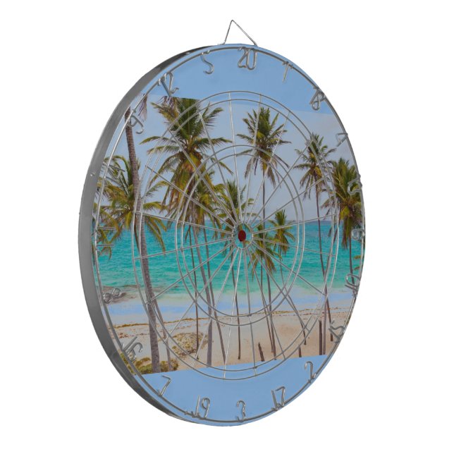 Beach Palms Dartscheibe (Vorderseite Links)