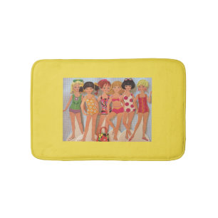 Beach Paper Puppenstaube Badematte