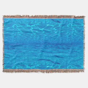 Beach Party Blues Sonne Meerwasserpool Pop Farbe Decke
