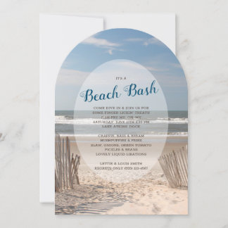 Beach Party Einladung