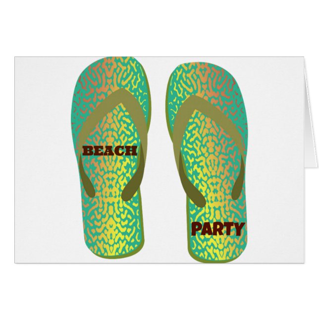 Beach Party Flip Flops (Vorderseite (Horizontal))