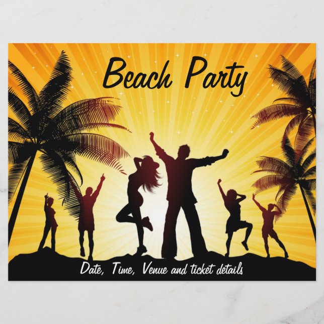 Beach Party Flyer (Vorne)