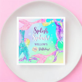 Beach Party Meerjungfrau Schwänze Kindergeburtstag Serviette