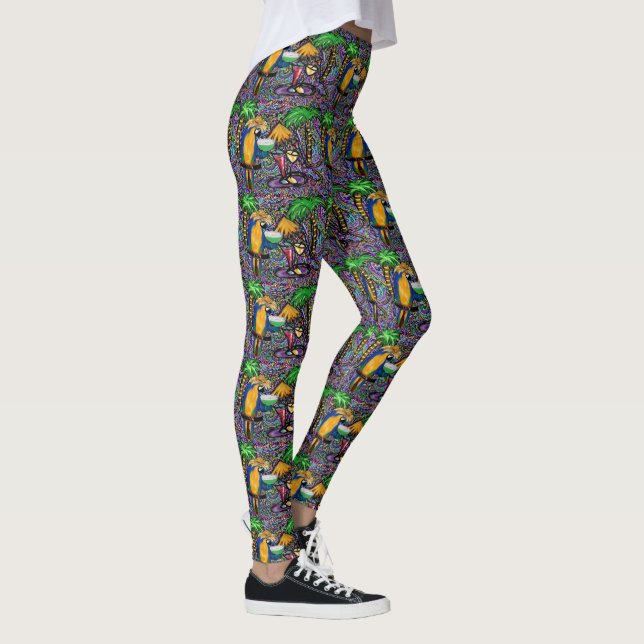 Beach Party Parrot Leggings (Rechts)