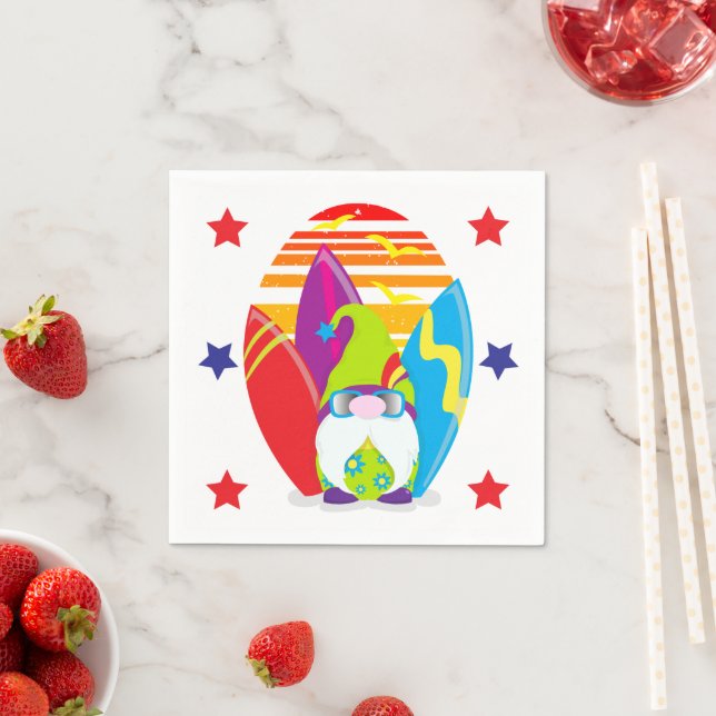 Beach Party Surfgenome Serviette (Beispiel)