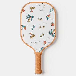 Beach Pattern Pickleball Schläger