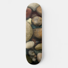 Beach Pebble Pattern Skateboard