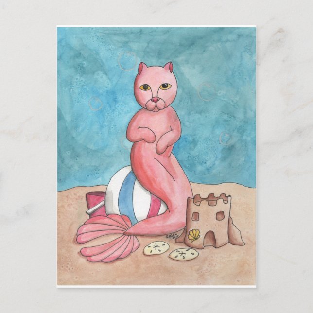 Beach Play Postkarte (Vorderseite)