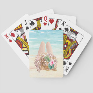 Beach Playing Cards mit Baden Beauty Spielkarten