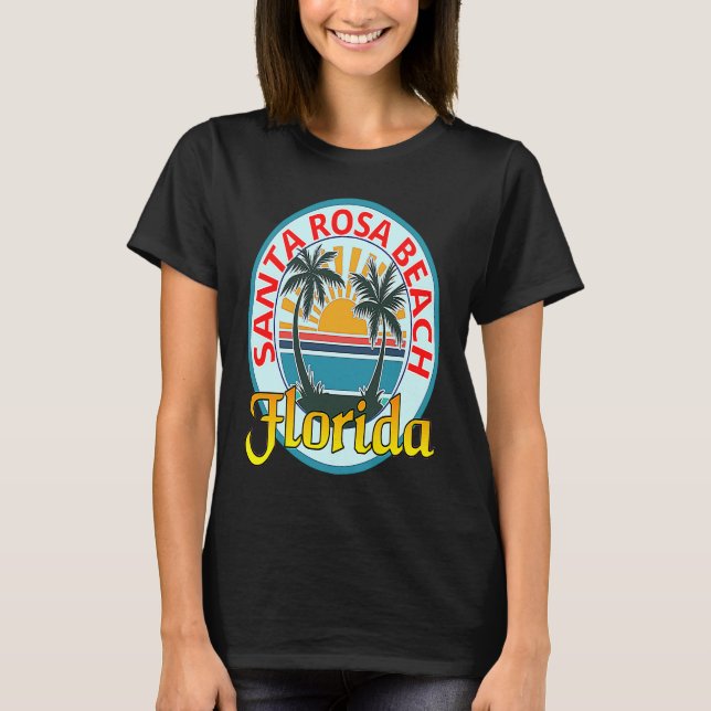 Beach Please Santa Rosa Beach Florida Beach Spring T-Shirt (Vorderseite)