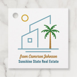 Beach Real Anwesen Company Niedlich anpassbar Geschenkanhänger