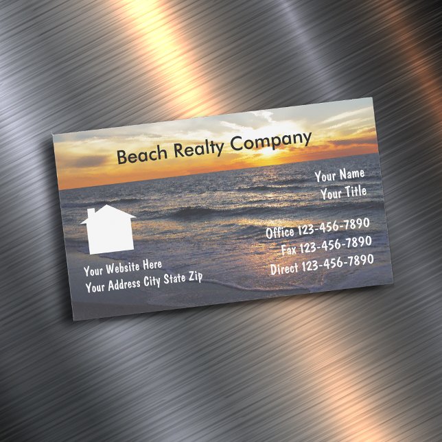 Beach Realty Business Magnete (Von Creator hochgeladen)
