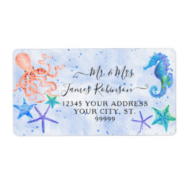 Beach Red Octopus Seepferd Starfish Baby Dusche