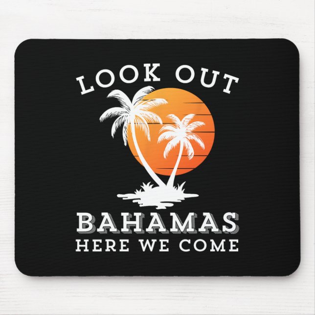 Beach-Reisegruppe Matching Spring Break Summer Mousepad (Vorne)