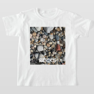 BEACH ROCKS PHOTO JEUNES ENFANTS T-shirt