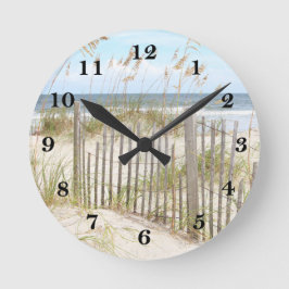 Beach Runde Wanduhr