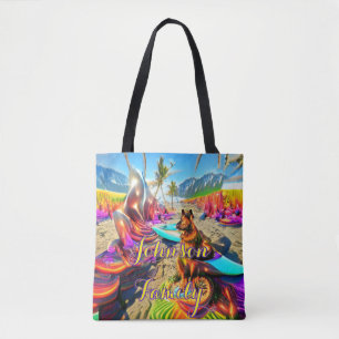 Beach Sac fourre-tout Famille Berger Allemand Chie