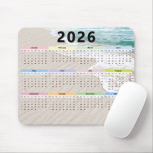 Beach Sand 2025 - Kalender Mousepad