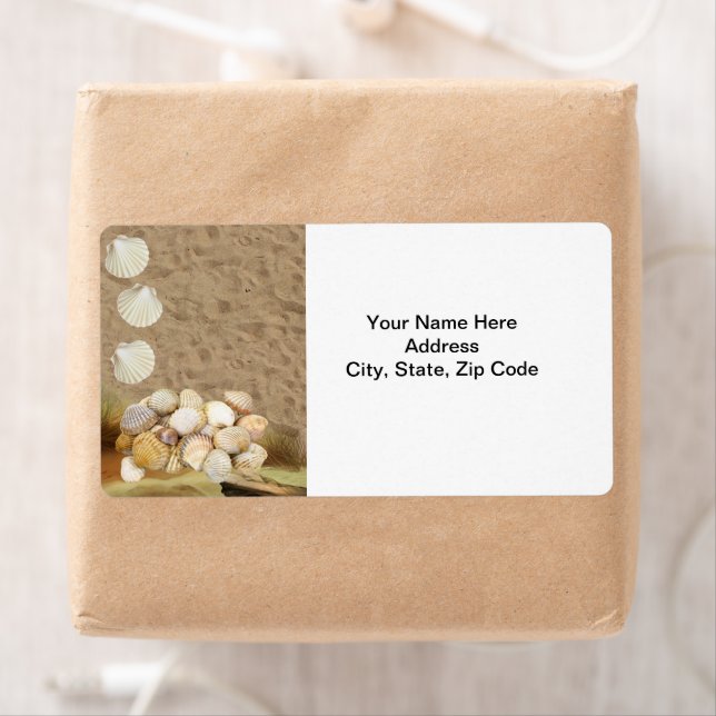 Beach Sand Clams Labels (Insitu)
