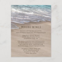 Beach Sand Hearts Elegante Tropical Moderne Hochze