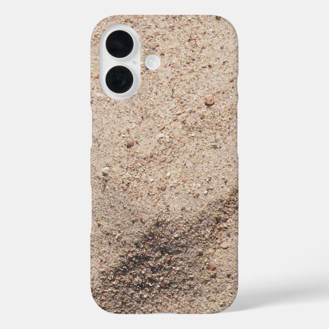 Beach Sand iPhone 16 Hülle (Rückseite)