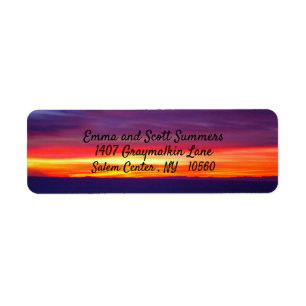 Beach Sand Ocean Sunset Sunrise Étiquettes de adre