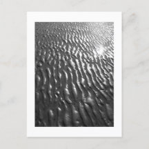 Beach Sand Ripples Postkarte