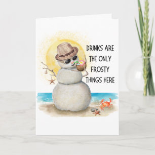Beach Sandman Frosty Drinks Weihnachten