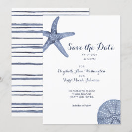 Beach Save the Date Watercolor Card Einladung