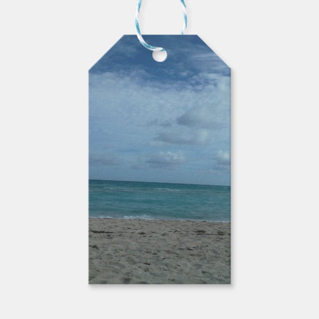 BEACH SCENE GESCHENKANHÄNGER (Vorderseite)